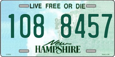 NH license plate 1088457