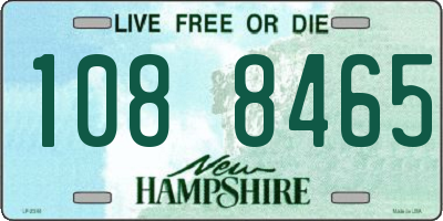 NH license plate 1088465