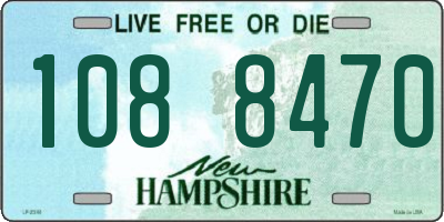NH license plate 1088470