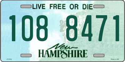 NH license plate 1088471