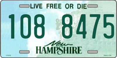 NH license plate 1088475