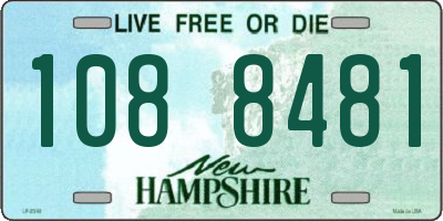 NH license plate 1088481