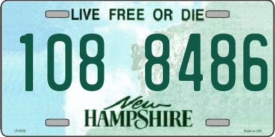 NH license plate 1088486