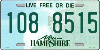 NH license plate 1088515