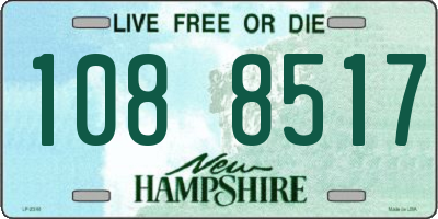 NH license plate 1088517