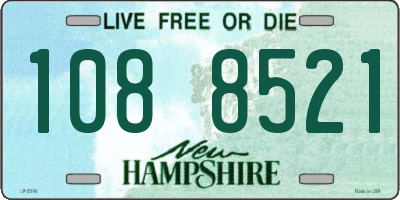 NH license plate 1088521