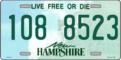 NH license plate 1088523