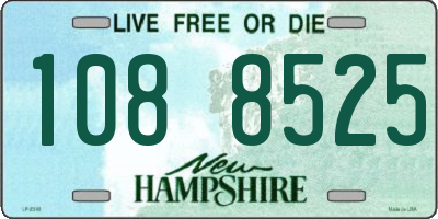 NH license plate 1088525