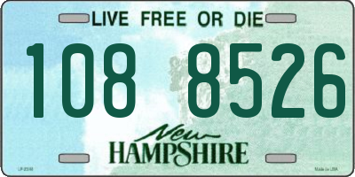 NH license plate 1088526