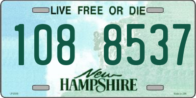 NH license plate 1088537