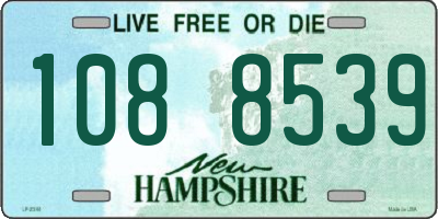NH license plate 1088539