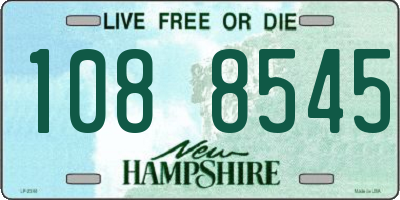 NH license plate 1088545
