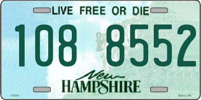 NH license plate 1088552