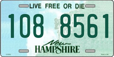 NH license plate 1088561