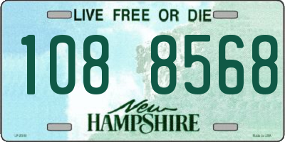 NH license plate 1088568