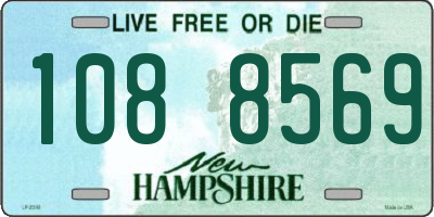 NH license plate 1088569