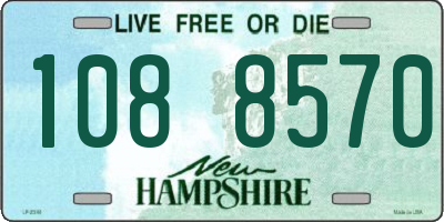 NH license plate 1088570