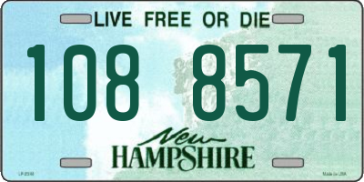 NH license plate 1088571