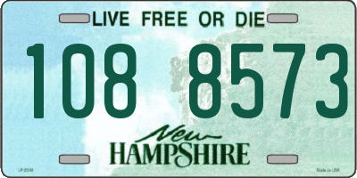 NH license plate 1088573