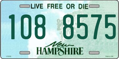 NH license plate 1088575