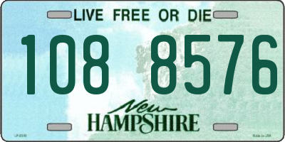 NH license plate 1088576
