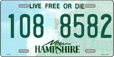 NH license plate 1088582