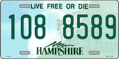 NH license plate 1088589