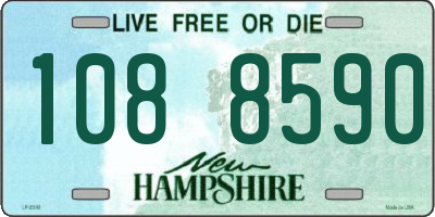 NH license plate 1088590