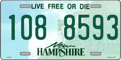 NH license plate 1088593