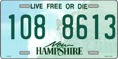 NH license plate 1088613