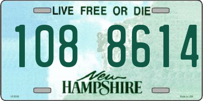 NH license plate 1088614