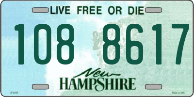 NH license plate 1088617