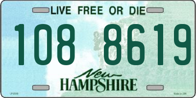 NH license plate 1088619