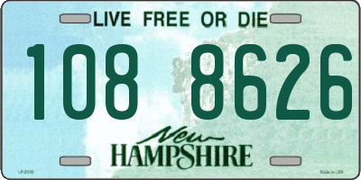 NH license plate 1088626