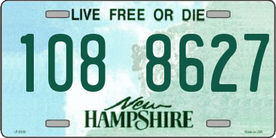 NH license plate 1088627