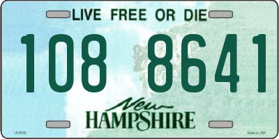 NH license plate 1088641