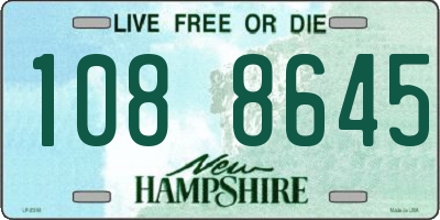 NH license plate 1088645