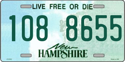 NH license plate 1088655