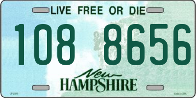 NH license plate 1088656