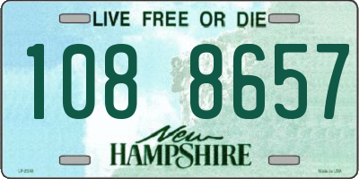 NH license plate 1088657