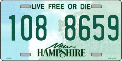 NH license plate 1088659