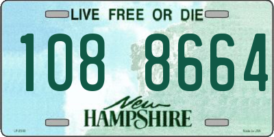 NH license plate 1088664