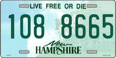NH license plate 1088665