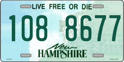 NH license plate 1088677