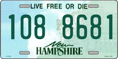 NH license plate 1088681