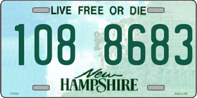 NH license plate 1088683