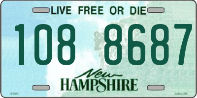 NH license plate 1088687