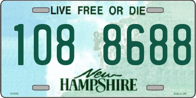 NH license plate 1088688