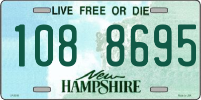 NH license plate 1088695