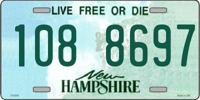 NH license plate 1088697